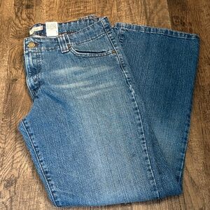 Levi's Classic Medium Blue Straight Boot Cut Jeans